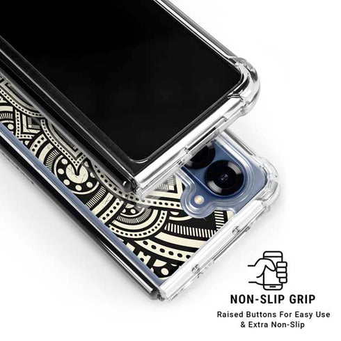 Emergence 70s Inspired Galaxy Z Fold6 Clear Case