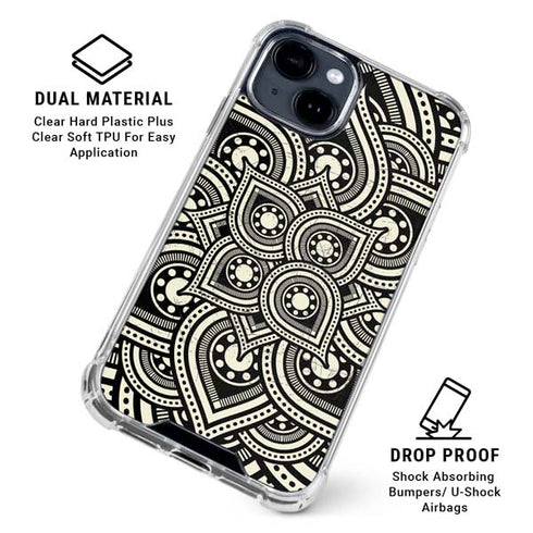 Emergence 70s Inspired iPhone 15 Clear Case