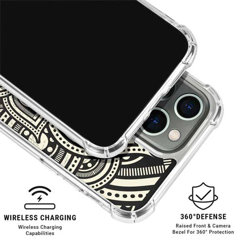 Emergence 70s Inspired iPhone 16 Pro Max Clear Case