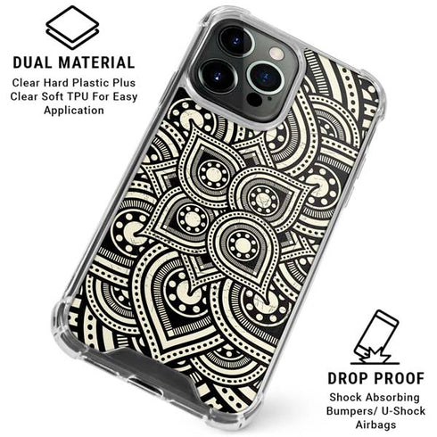 Emergence 70s Inspired iPhone 16 Pro Max Clear Case