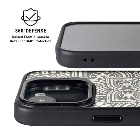 Emergence 70s Inspired iPhone 16e Kickstand Case