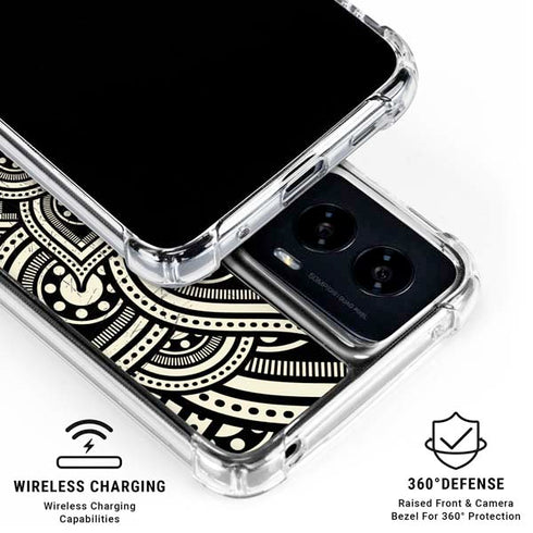 Emergence 70s Inspired Moto G Power 5G (2024) Clear Case
