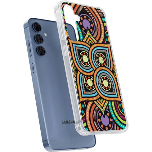 Emergence Colored Galaxy A55 5G Clear Case