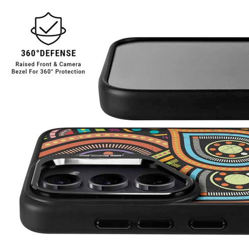 Emergence Colored Galaxy S25 Kickstand Case