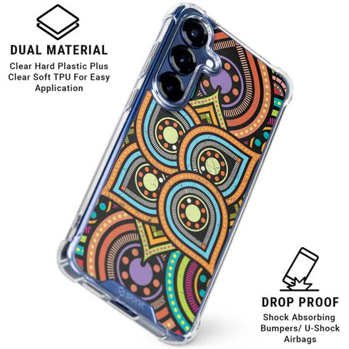 Emergence Colored Galaxy S25 Clear Case