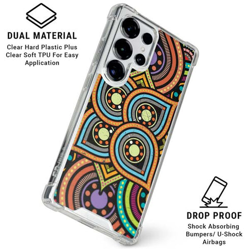 Emergence Colored Galaxy S25 Ultra Clear Case