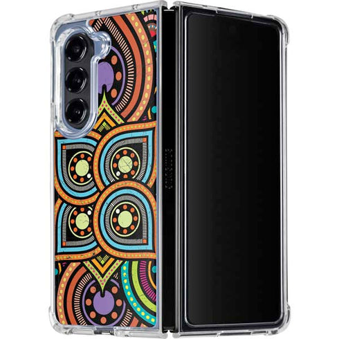 Emergence Colored Galaxy Z Fold5 5G Clear Case