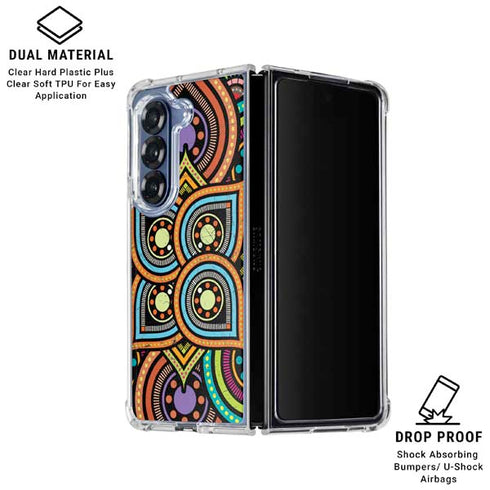 Emergence Colored Galaxy Z Fold6 Clear Case