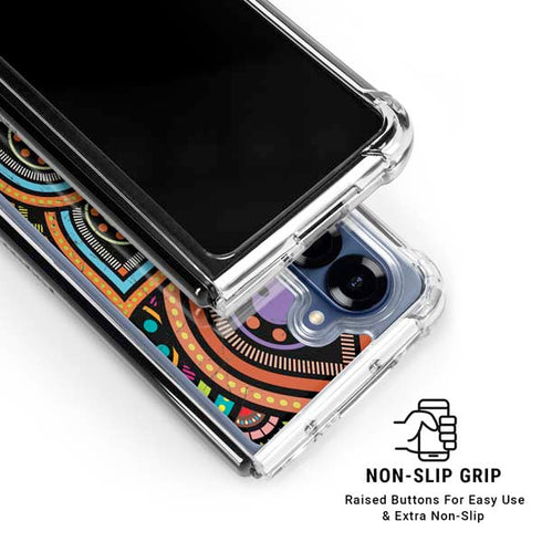Emergence Colored Galaxy Z Fold6 Clear Case