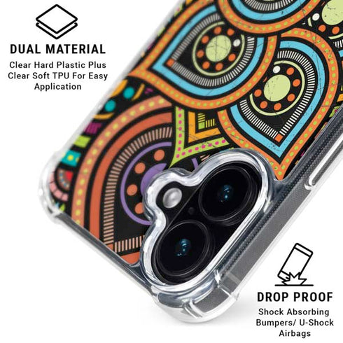 Emergence Colored iPhone 16 Clear Case