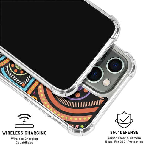 Emergence Colored iPhone 16 Pro Max Clear Case