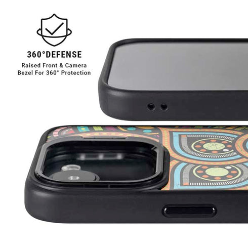 Emergence Colored iPhone 16e Kickstand Case
