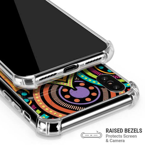 Emergence Colored iPhone X/XS Clear Case