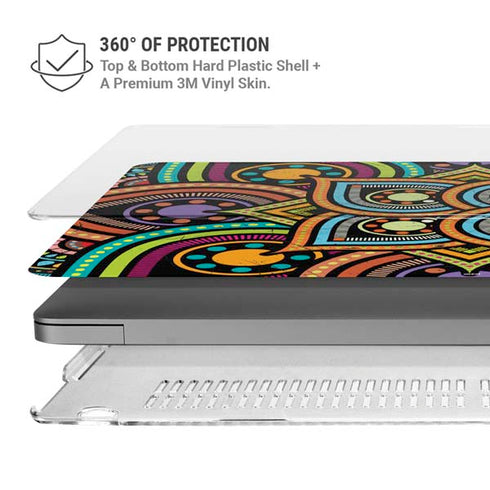 Emergence Colored MacBook Pro 14in (2021-24) Case plus Skin