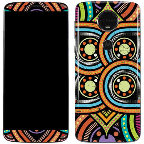 Emergence Colored Moto E5 Plus Skin