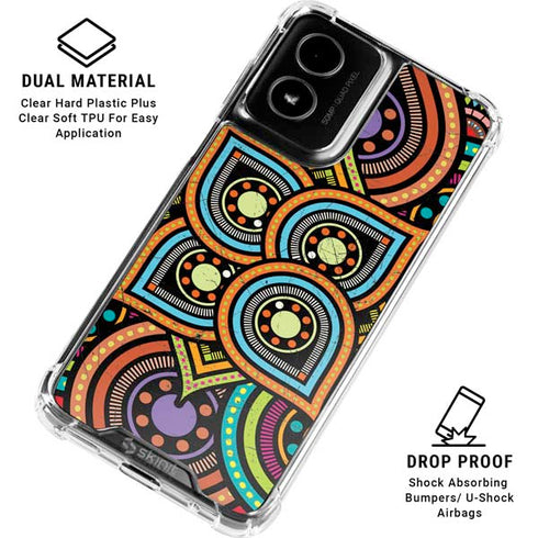 Emergence Colored Moto G Power 5G (2024) Clear Case
