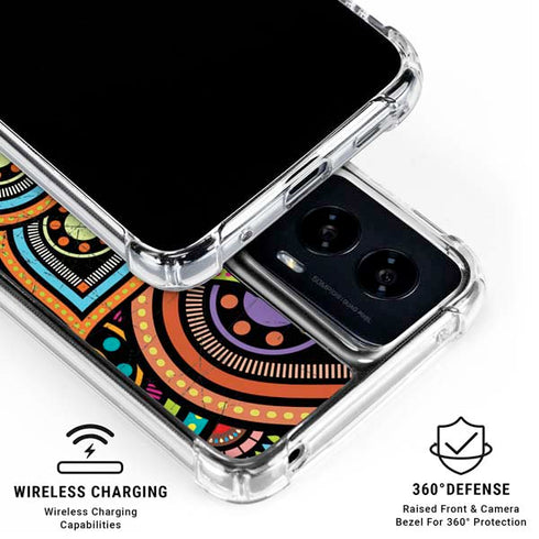 Emergence Colored Moto G Power 5G (2024) Clear Case