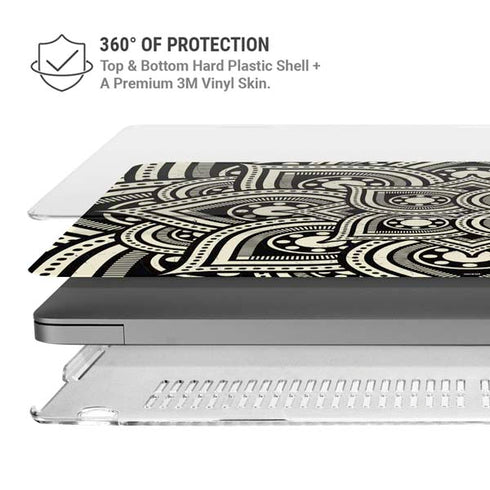 Emergence 70s Inspired MacBook Pro 14in (2021-24) Case plus Skin