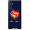 Superman 2025 Energy Shield Neon Emblem Galaxy A17 Clear Case