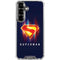 Superman 2025 Energy Shield Neon Emblem Galaxy S26 Clear Case