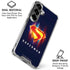 Superman 2025 Energy Shield Neon Emblem Galaxy S26 Clear Case