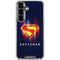 Superman 2025 Energy Shield Neon Emblem Galaxy S26 Plus Clear Case