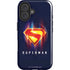 Superman 2025 Energy Shield Neon Emblem iPhone 16 Magsafe Impact Case