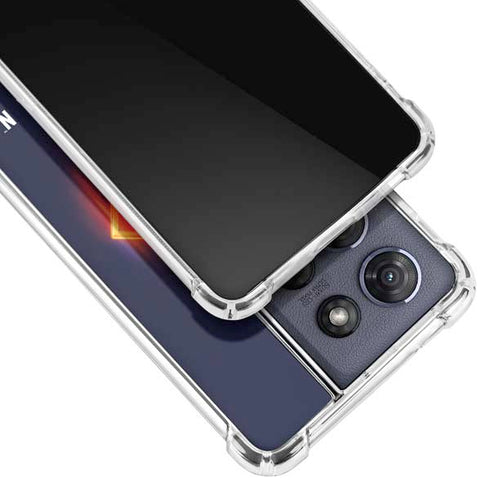 Superman 2025 Energy Shield Neon Emblem Moto G 5G (2025) Clear Case