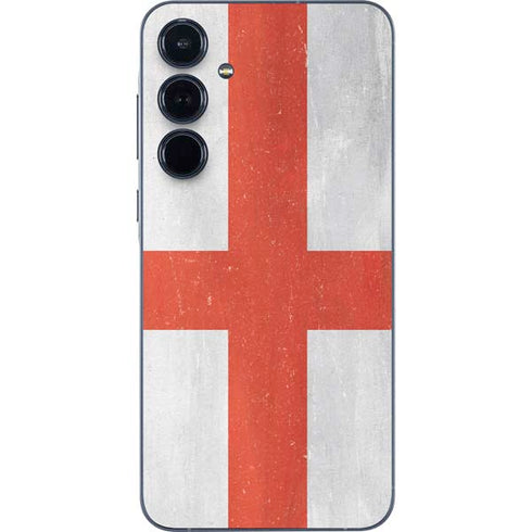 England Flag Distressed Galaxy A36 5G Skin