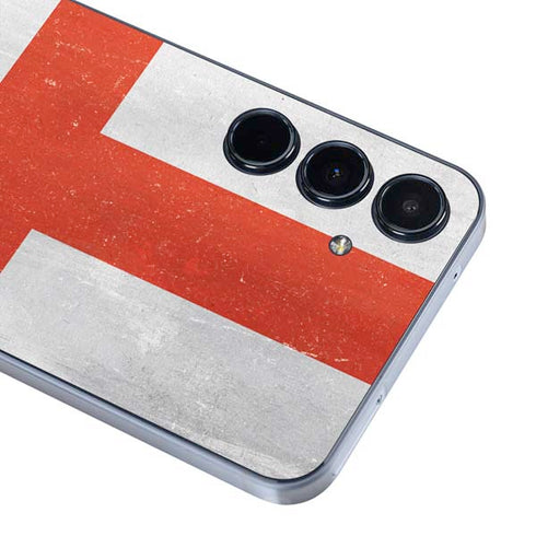 England Flag Distressed Galaxy A36 5G Skin