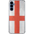 England Flag Distressed Galaxy A55 5G Clear Case