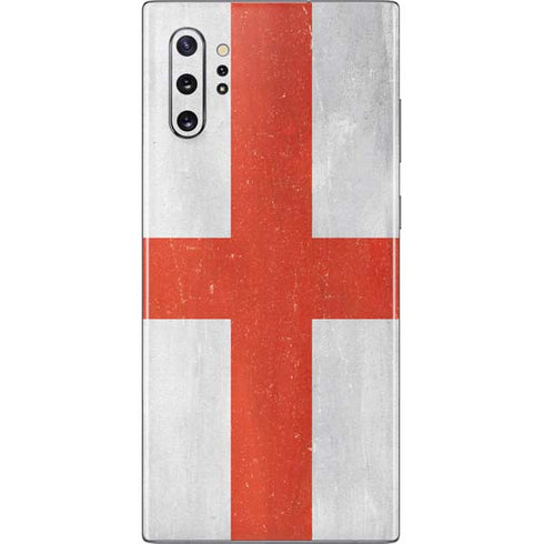 England Flag Distressed Galaxy Note 10 Plus Skin