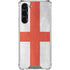 England Flag Distressed Galaxy S24 FE Clear Case