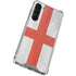 England Flag Distressed Galaxy S24 FE Clear Case
