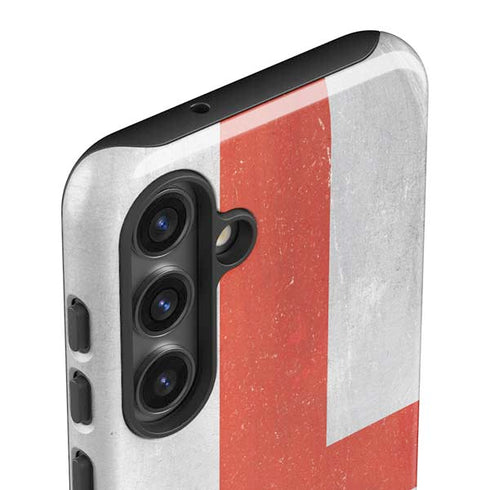 England Flag Distressed Galaxy S25 Impact Case