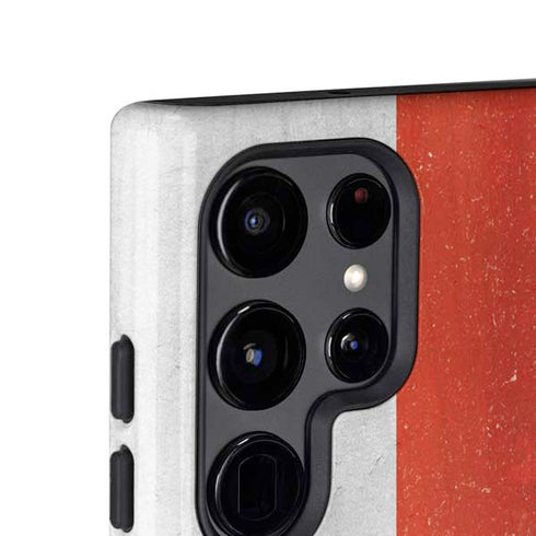 England Flag Distressed Galaxy S25 Ultra Impact Case