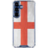 England Flag Distressed Galaxy S25 Clear Case