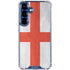England Flag Distressed Galaxy S25 Plus Clear Case