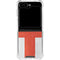 England Flag Distressed Galaxy Z Flip6 Clear Case