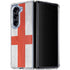 England Flag Distressed Galaxy Z Fold5 5G Clear Case