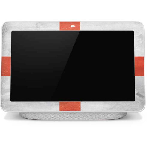 England Flag Distressed Google Home Hub Skin