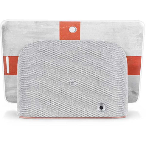 England Flag Distressed Google Home Hub Skin