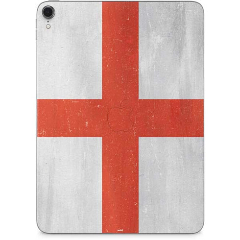 England Flag Distressed Apple iPad Pro Skin