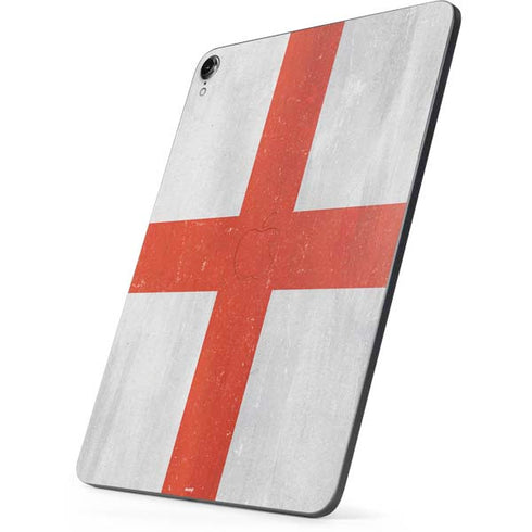 England Flag Distressed Apple iPad Pro Skin