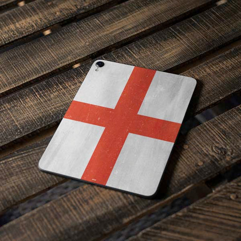 England Flag Distressed Apple iPad Pro Skin