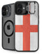 England Flag Distressed iPhone 16 Kickstand Case