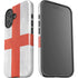 England Flag Distressed iPhone 16 Plus Impact Case