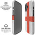 England Flag Distressed iPhone 16 Plus Magsafe Impact Case