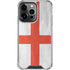 England Flag Distressed iPhone 16 Pro Clear Case
