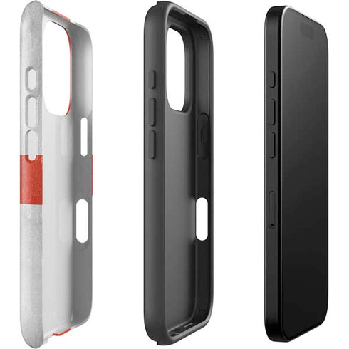 England Flag Distressed iPhone 16 Pro Impact Case